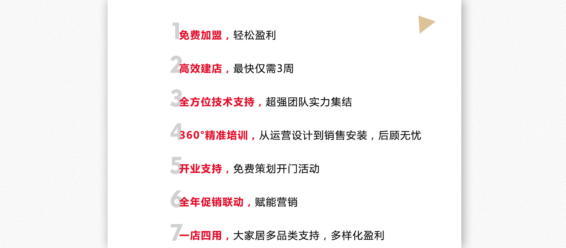 加盟支持